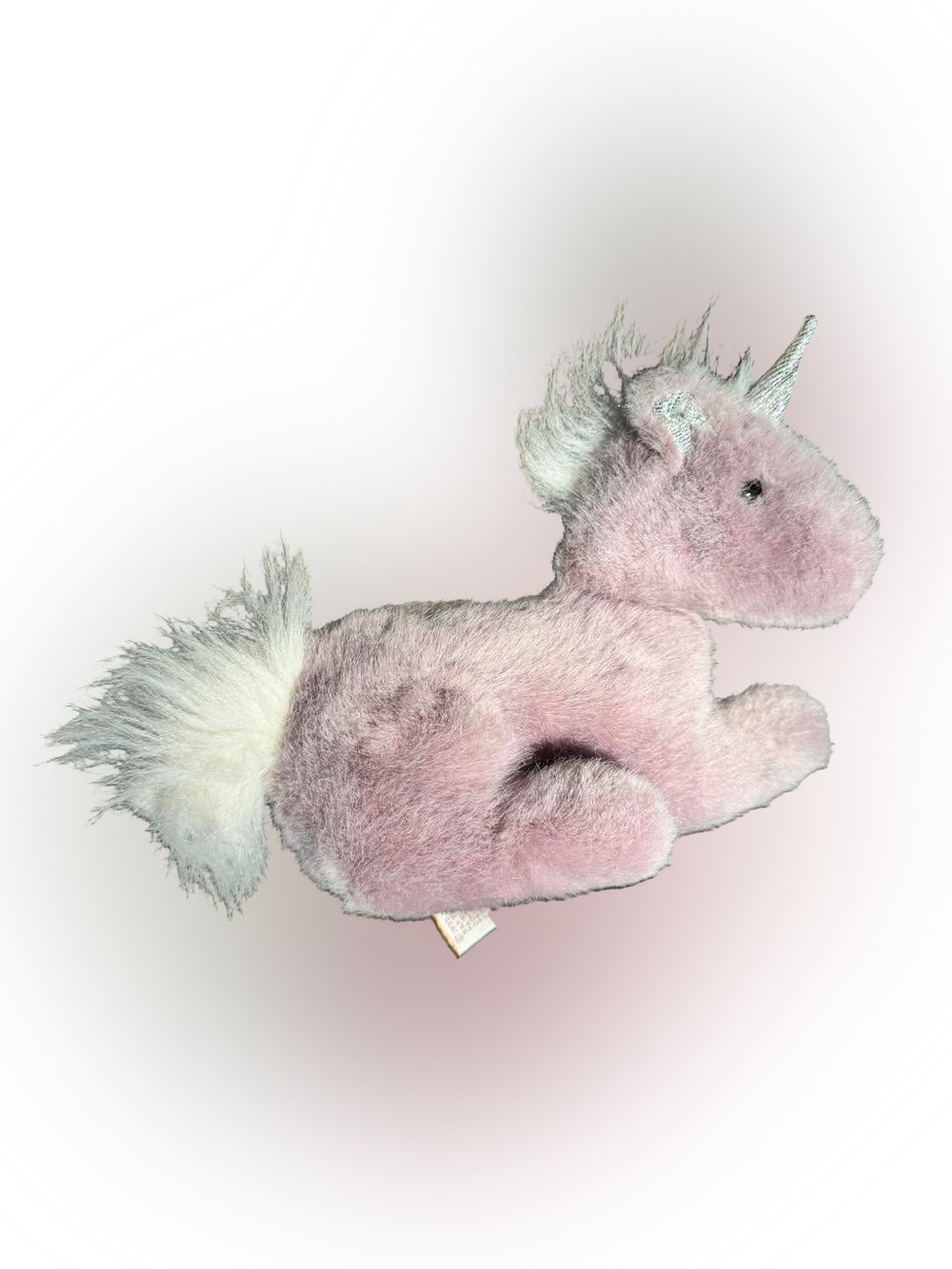1990 Dakin Plush Lilac Unicorn Stuffed Animal